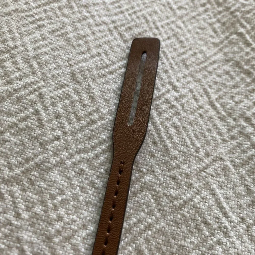 Michael Kors Leather & Gold Metal Bag Charm / Purse Hang Tag – NWOT